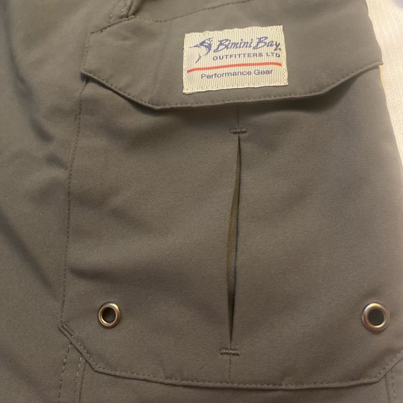 Bimini Bay Outfitters Men's Gray Cargo Shorts Size 42 - Picture 6 of 7